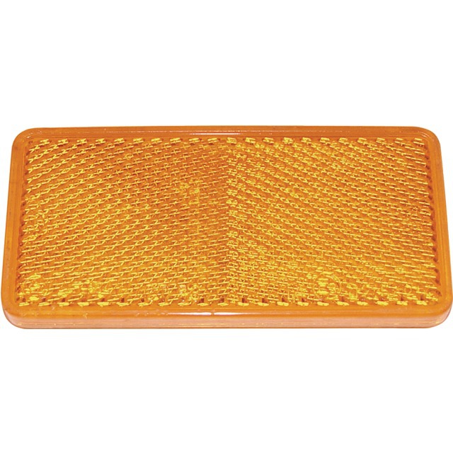 Catadioptre Rectangulaire 69X31,5MM Adhesif Orange référence fournisseur 1220096